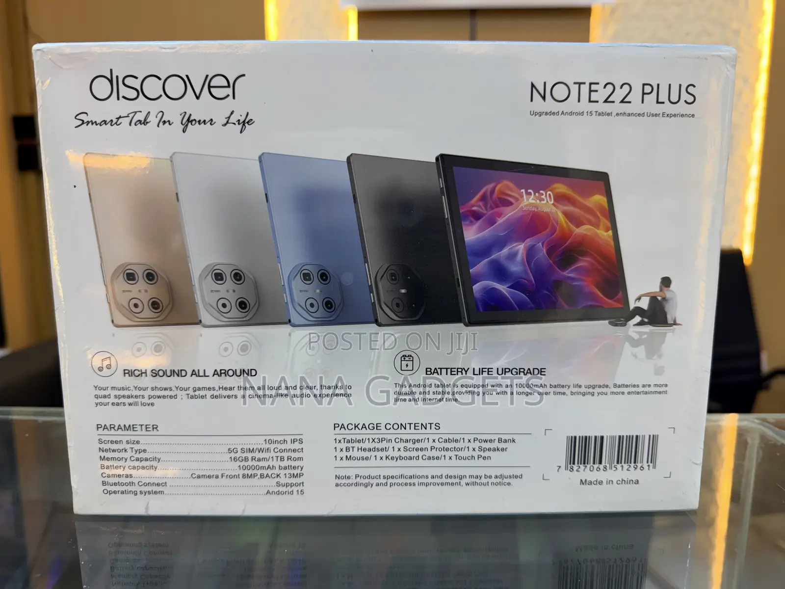 New Discover Note 22 Plus 1 TB Black
