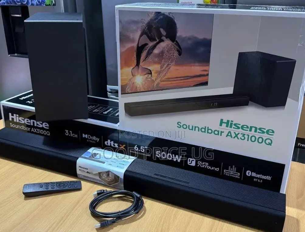 Hisense Ax3100q Is a 3.1 Channel Soundbar System