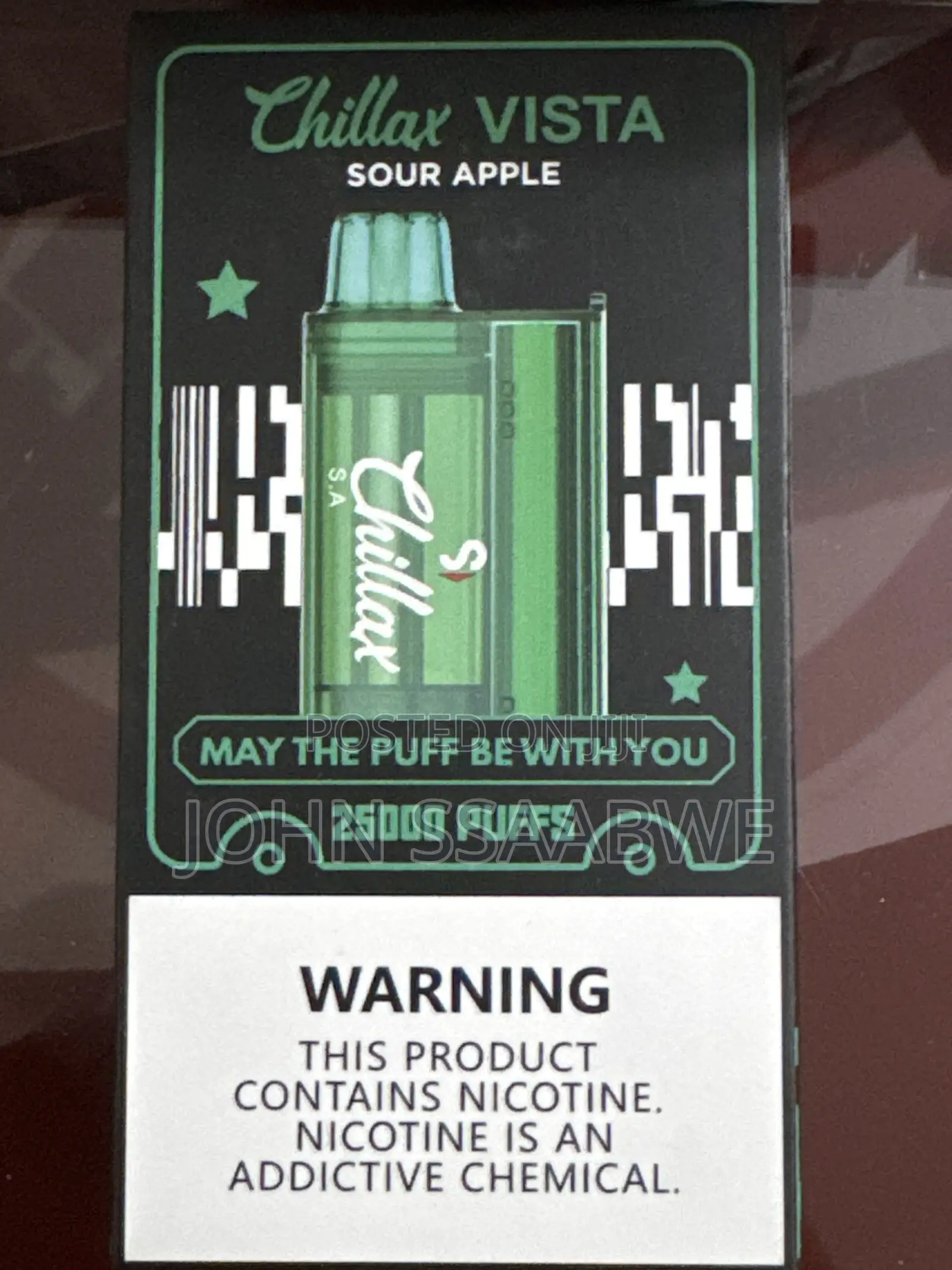 Chillax Vista Vape 25000puffs