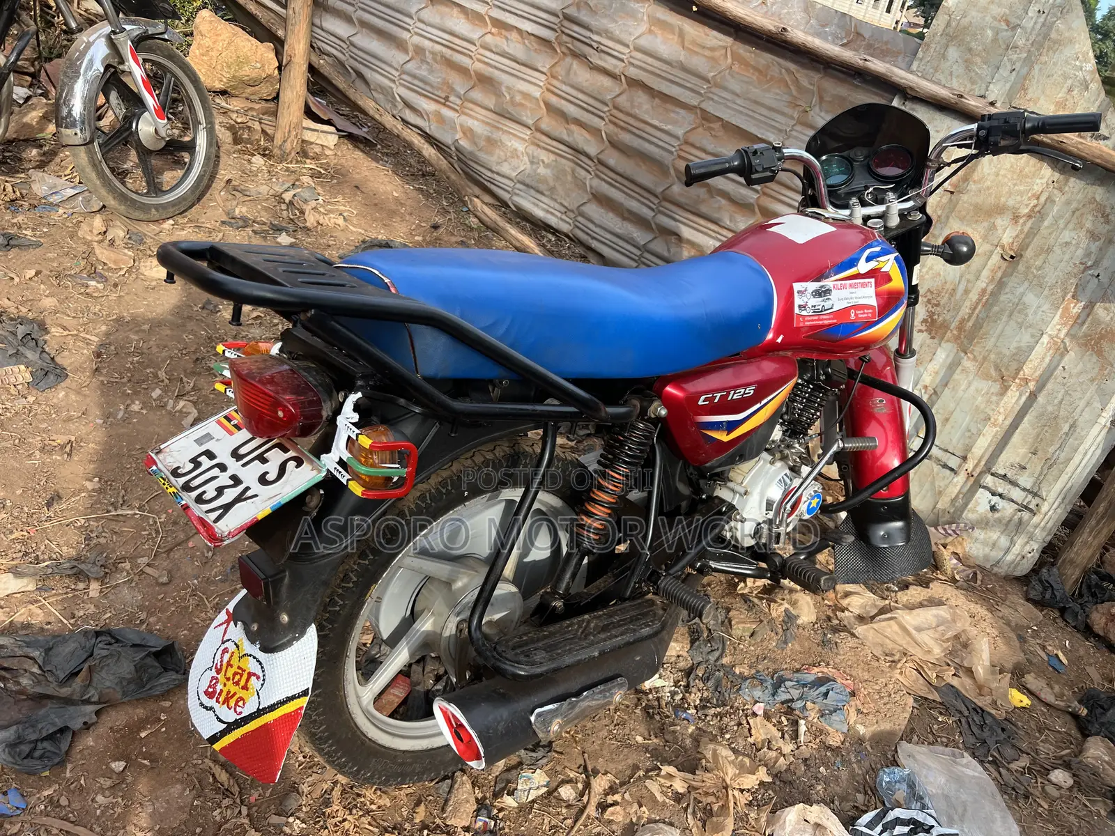 Bajaj CT 125X 2023 Red