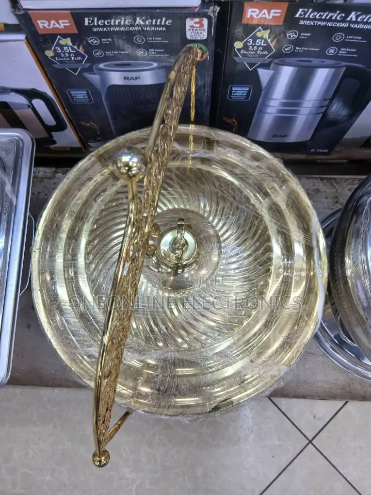 Golden Stainless Steel Hanging Food Warmer