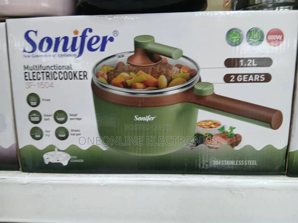 Sonifer Multifunctional Electric Cooker, Model Sf-1504