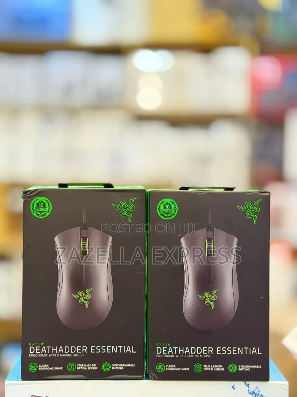 Razer Deathadder Essential Gaming Mouse: 6400 Dpi Optical Sensor