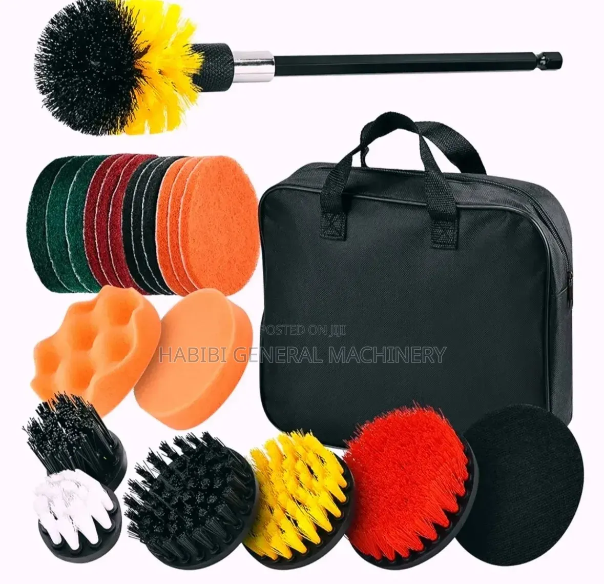 Car Detailing Brush Washing Kit/Brushes/ Pads Sponges Exterior Cleanin