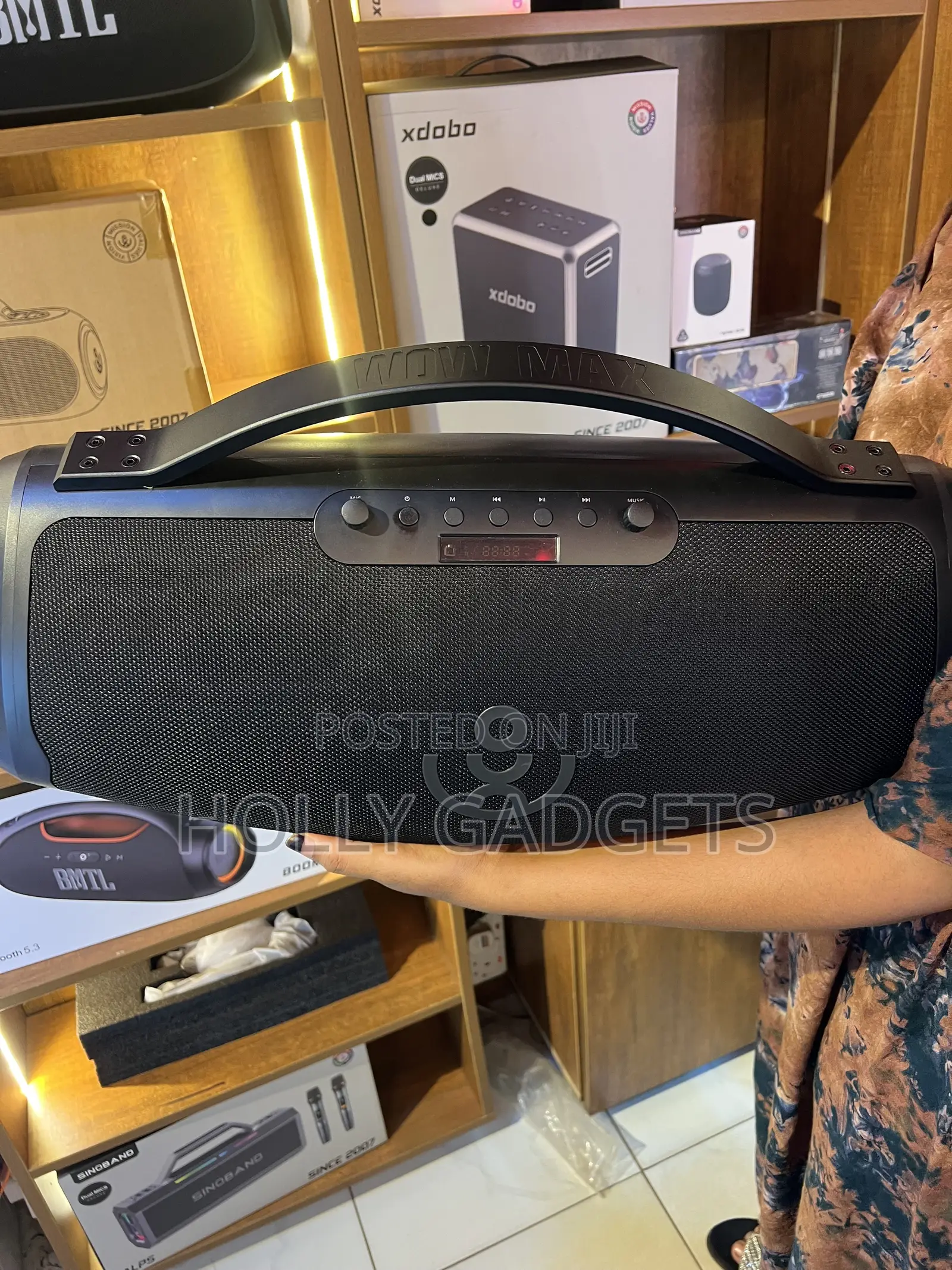 Wow Max Portable Bluetooth Speaker – Powerful Bass Wireless Speaker