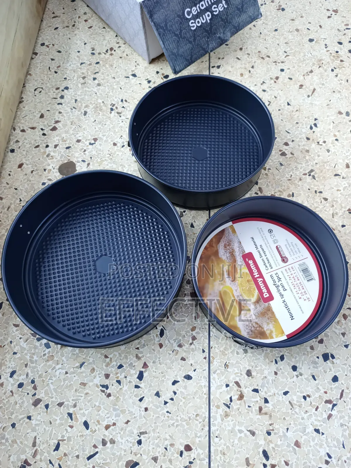 3-Piece Danny Home Nonstick Springform Pan Set.