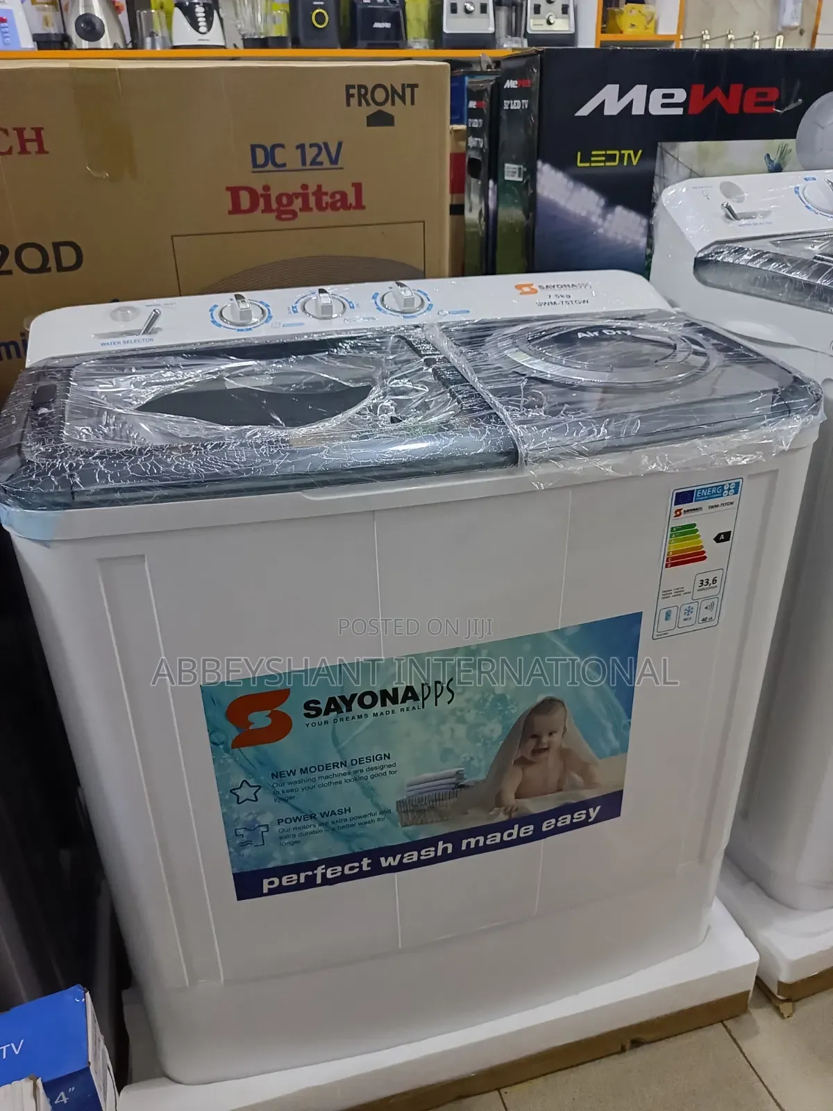 Washing Machine Sayona 7kg Twin Tub Washing Machine