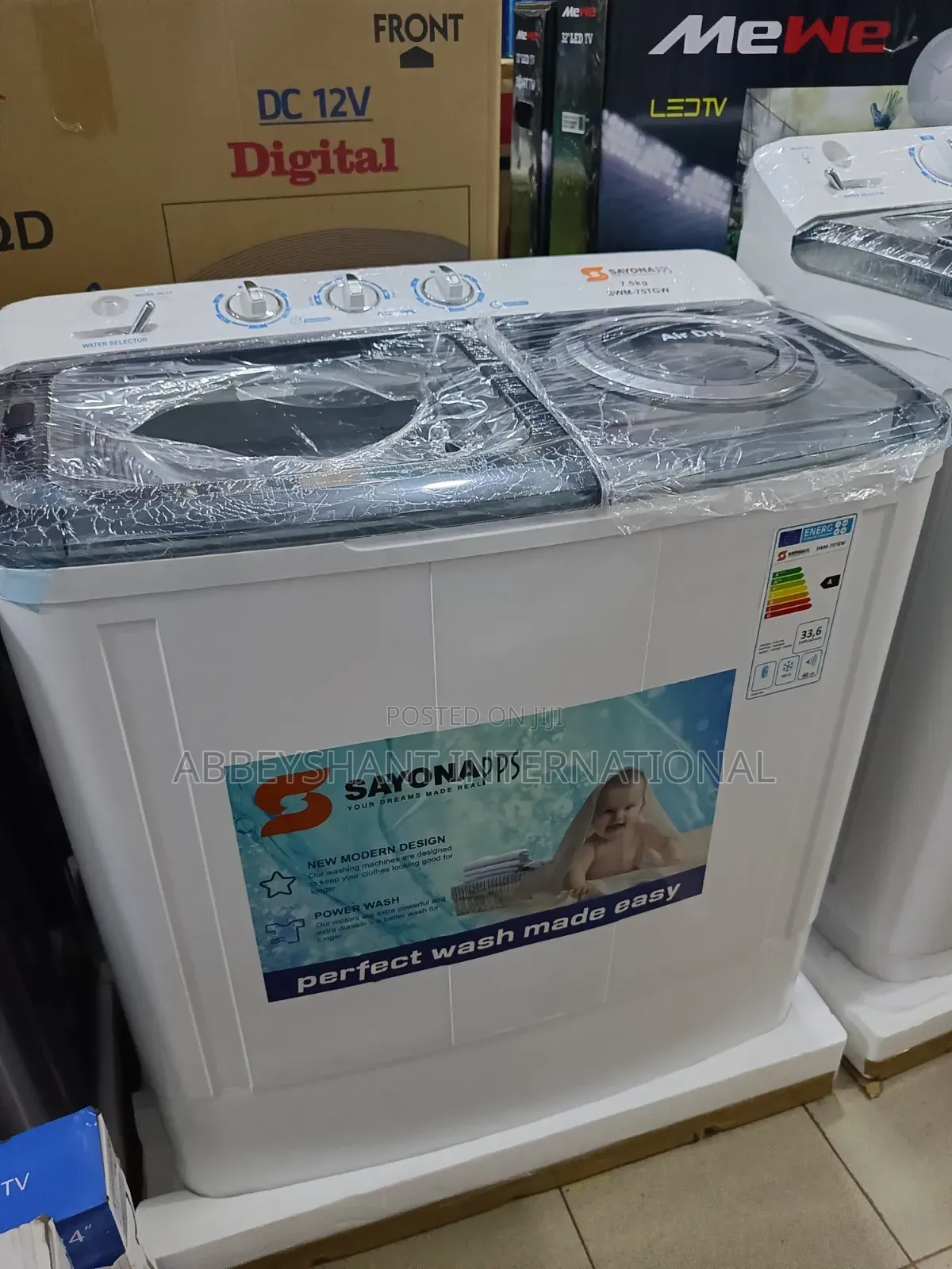 Washing Machine Sayona 7kg Twin Tub Washing Machine