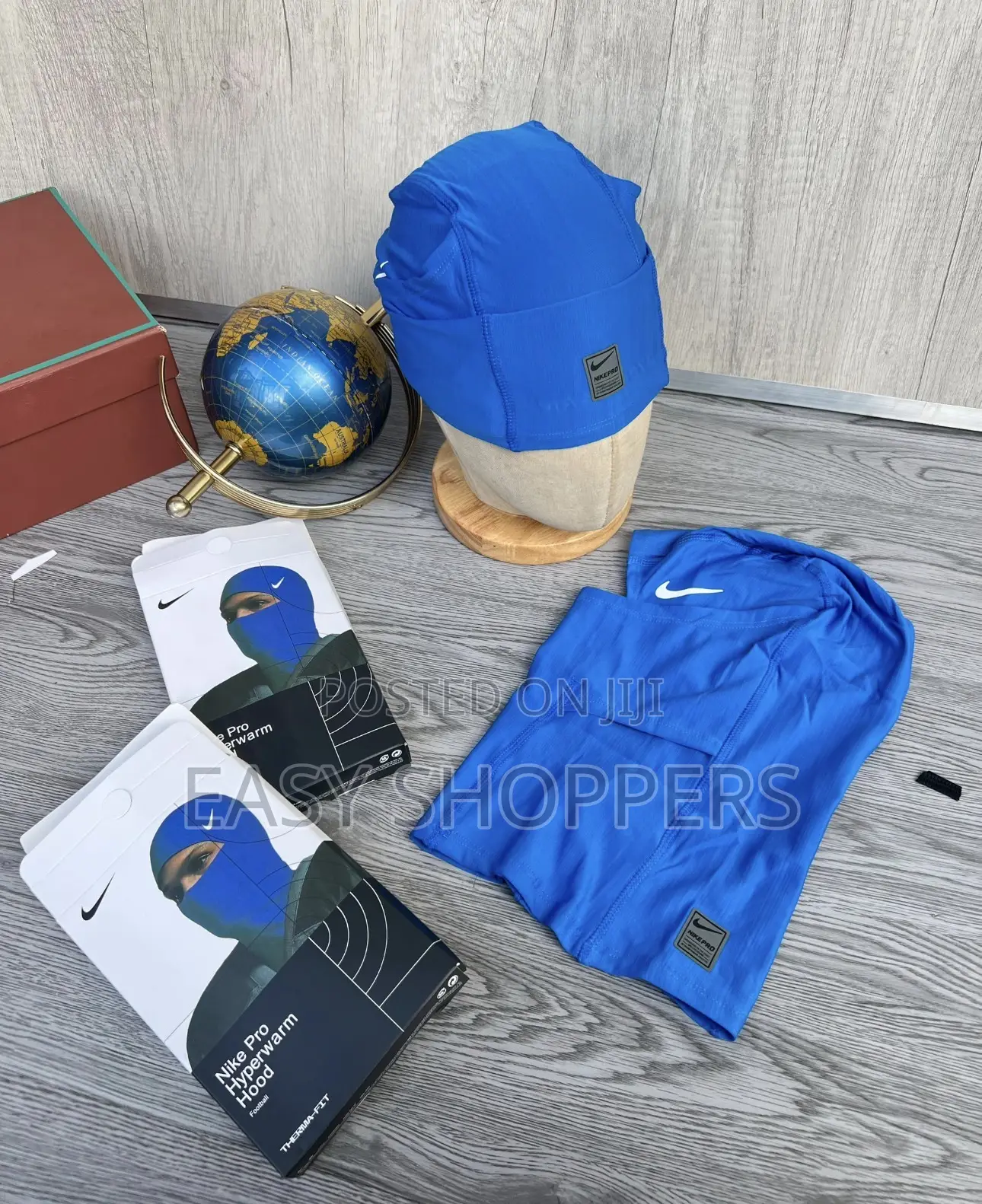 Nike Pro Hyperwarm Hood Ski Mask Balaclava [Blue]