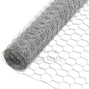6ftx25mtrs Galvanized Steel Chicken Wire Mesh For Poultry Fencing