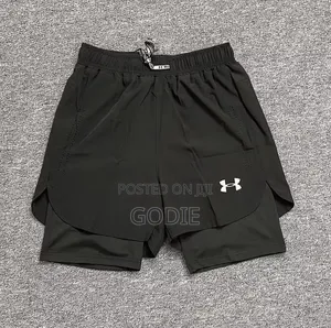 2in1 Outdoorwear Unisex Running Shorts With Built-in Compression Liner