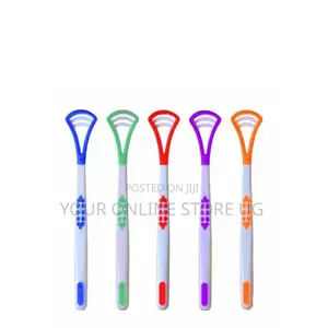 4pcs Plastic Tongue Cleaner | Fresh Breath Oral Hygiene Tool