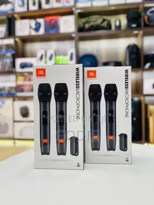 JBL Wireless Two Microphone System Featuring a Dual-Channel Receiver