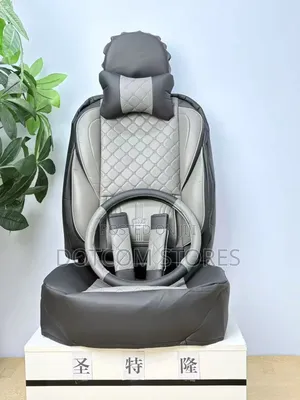 Premium Quilted Faux Leather Car Seat Cover Set