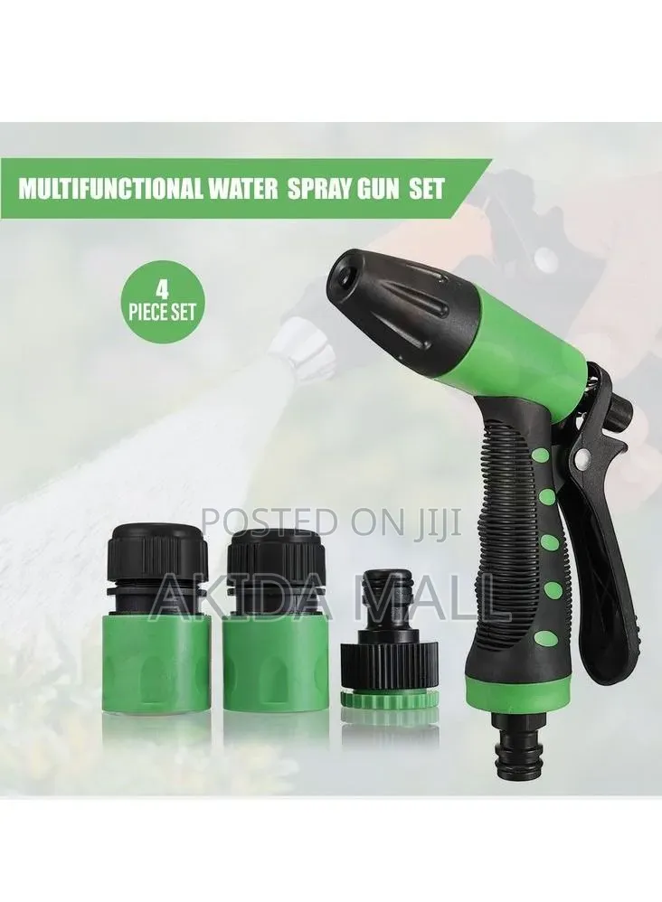 Professional Spray Gun Set With Multi-Pattern Nozzle Connectors