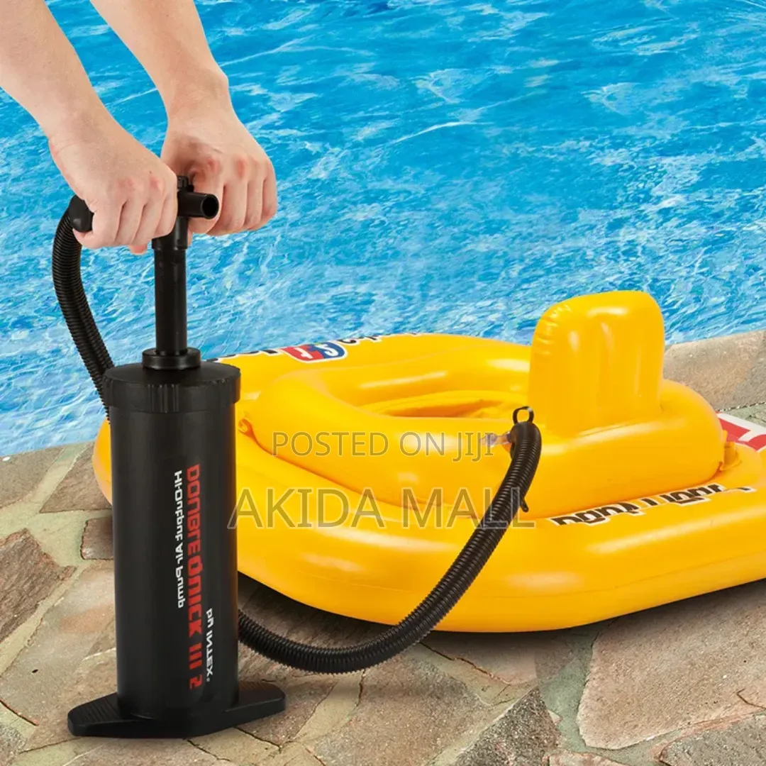 Intex Double Quick Manual Inflation Hand Pump For Airbed,Boat,Pool Toy