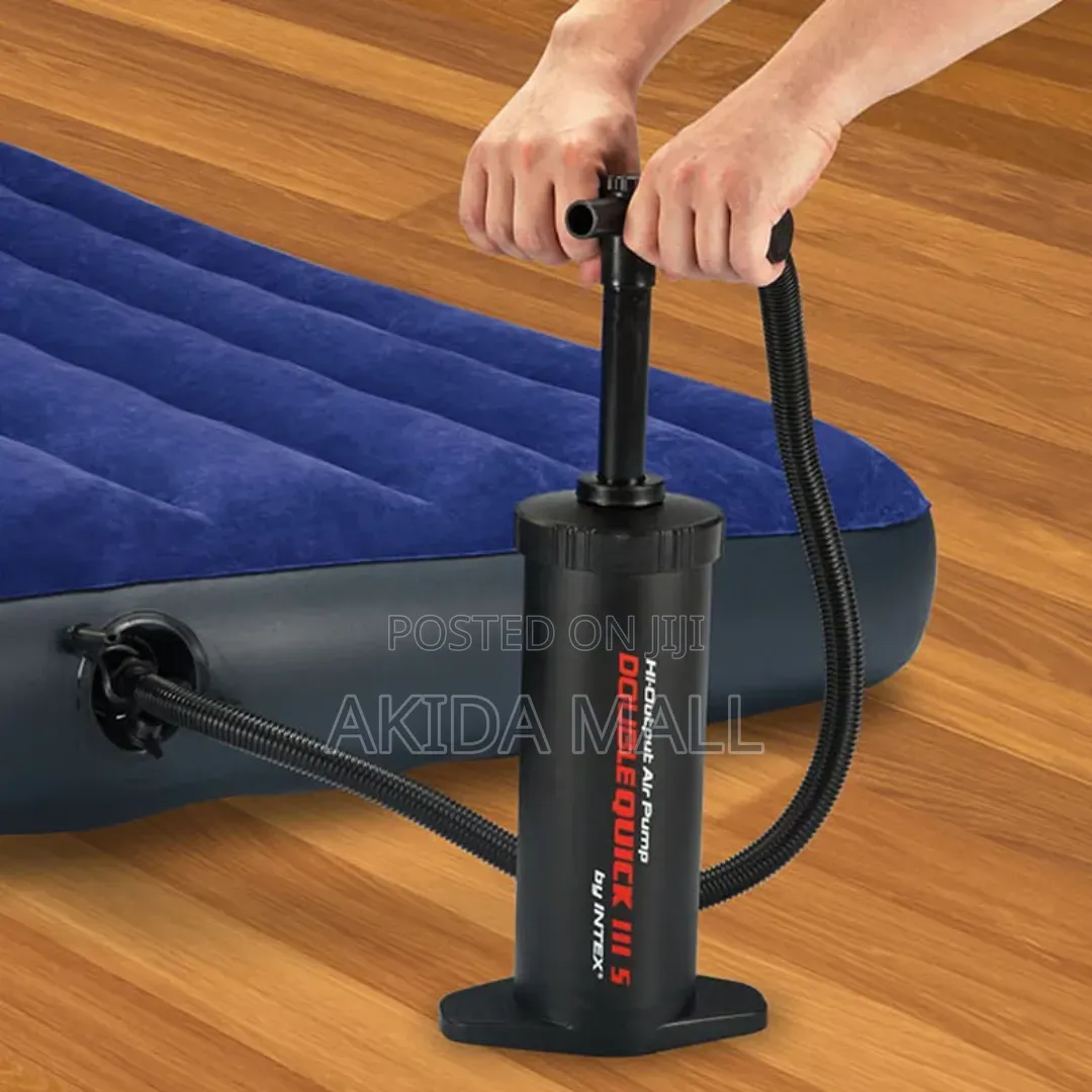 Intex Double Quick Manual Inflation Hand Pump For Airbed,Boat,Pool Toy