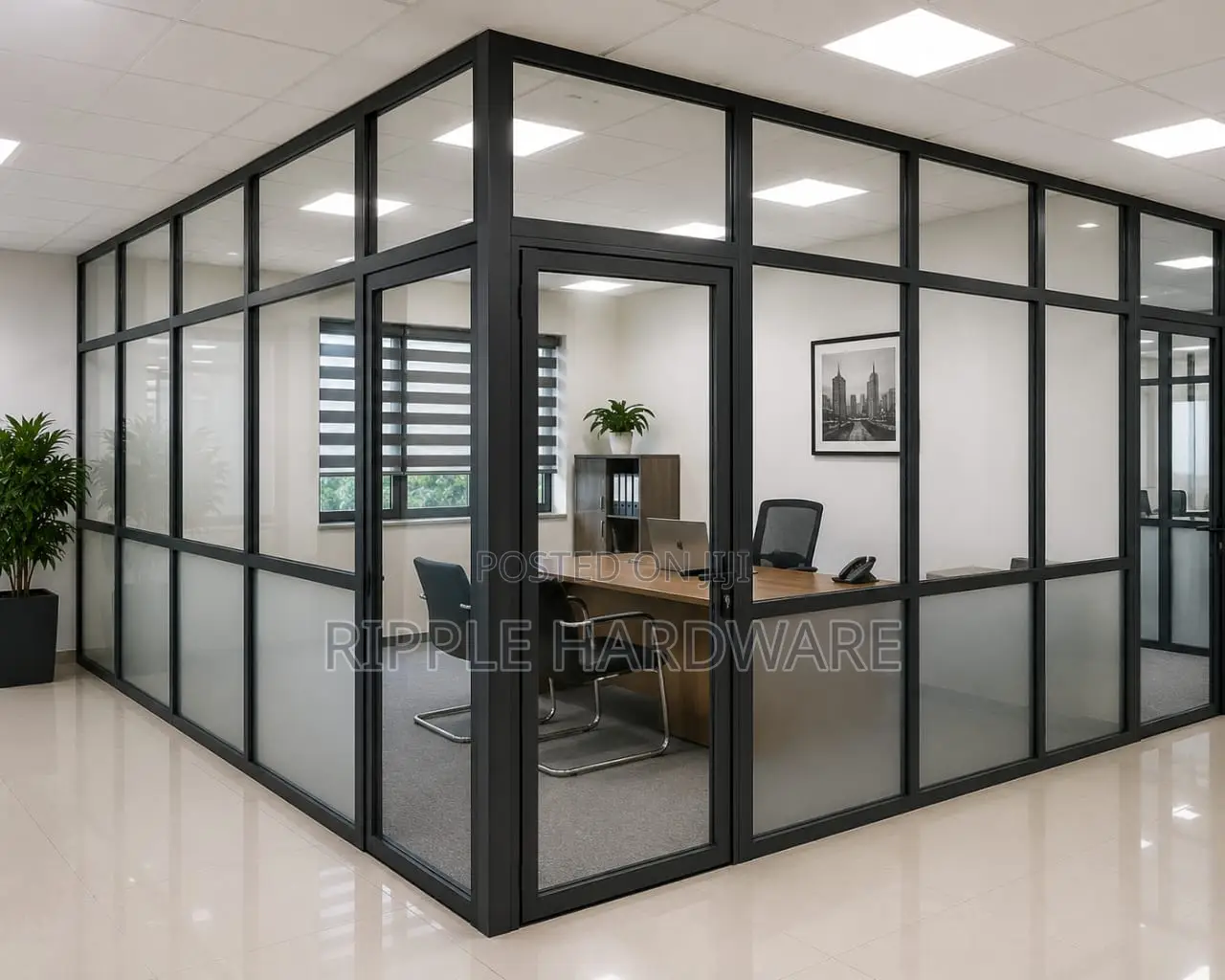 Aluminum Windows, Doors & Office Partitions Uganda