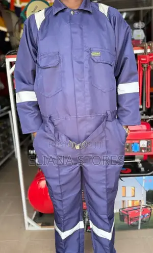 Heavy-Duty Protective Workwear Bib Overall