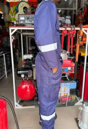 Heavy-Duty Protective Workwear Bib Overall