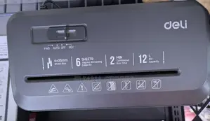 Deli Paper Shredder 12l- Black
