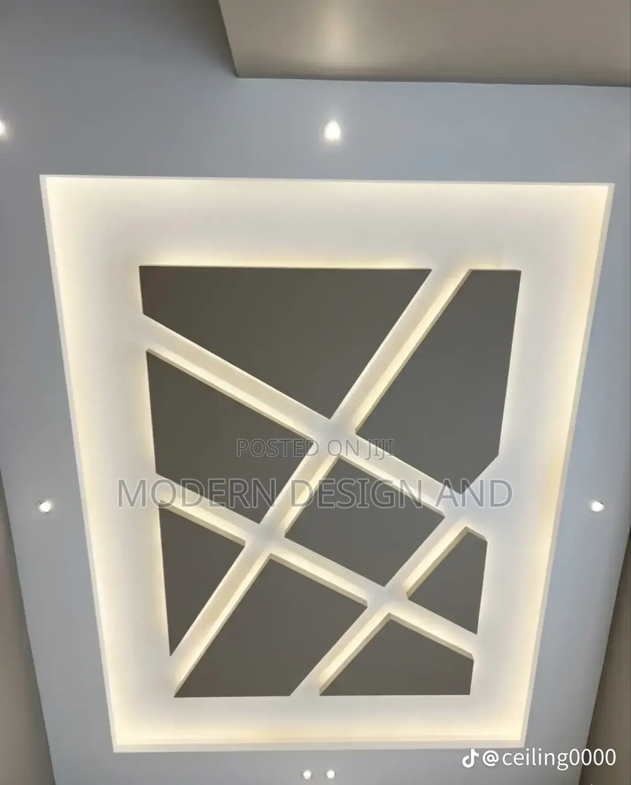 Gypsum Ceiling Design Kyanja Saloon
