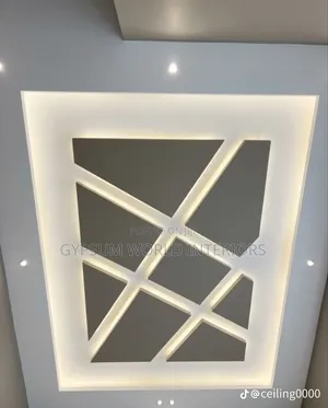 Gypsum Ceiling Design Kyanja Saloon