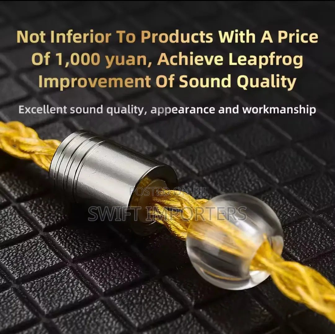 Iem Upgrade Cable Qdc Inears In-ear Monitor Wire Kz Zsn Edx Pro Qkz T1