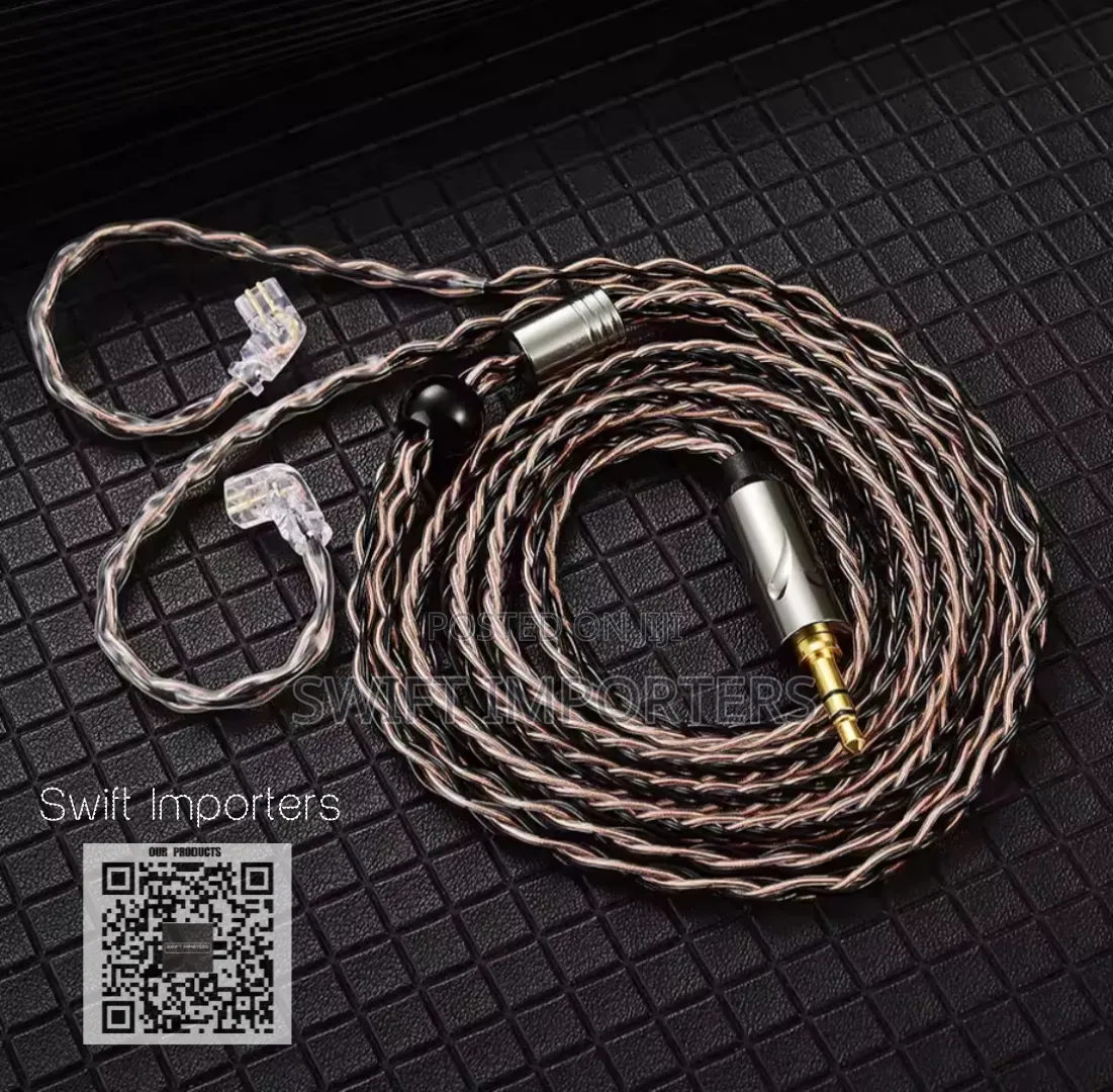 Iem Upgrade Cable Qdc Inears In-ear Monitor Wire Kz Zsn Edx Pro Qkz T1