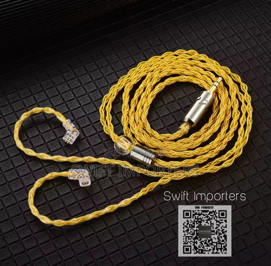 Iem Upgrade Cable Qdc Inears In-ear Monitor Wire Kz Zsn Edx Pro Qkz T1