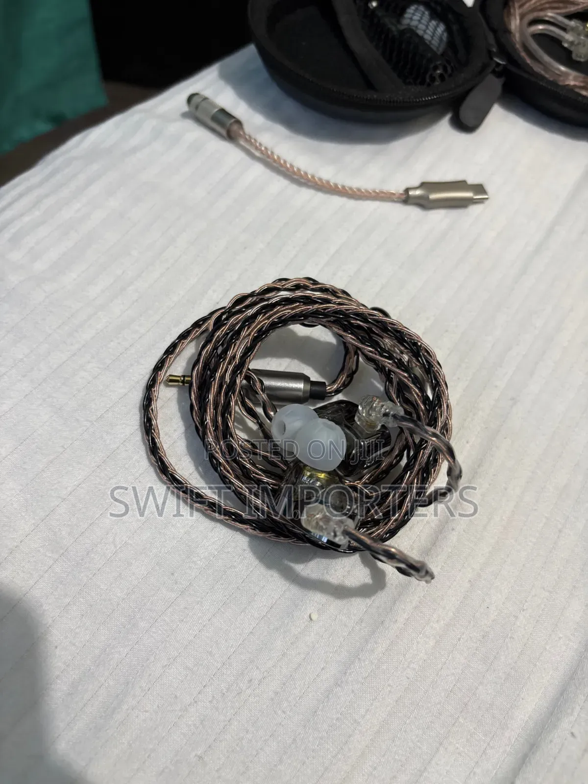 Iem Upgrade Cable Qdc Inears In-ear Monitor Wire Kz Zsn Edx Pro Qkz T1