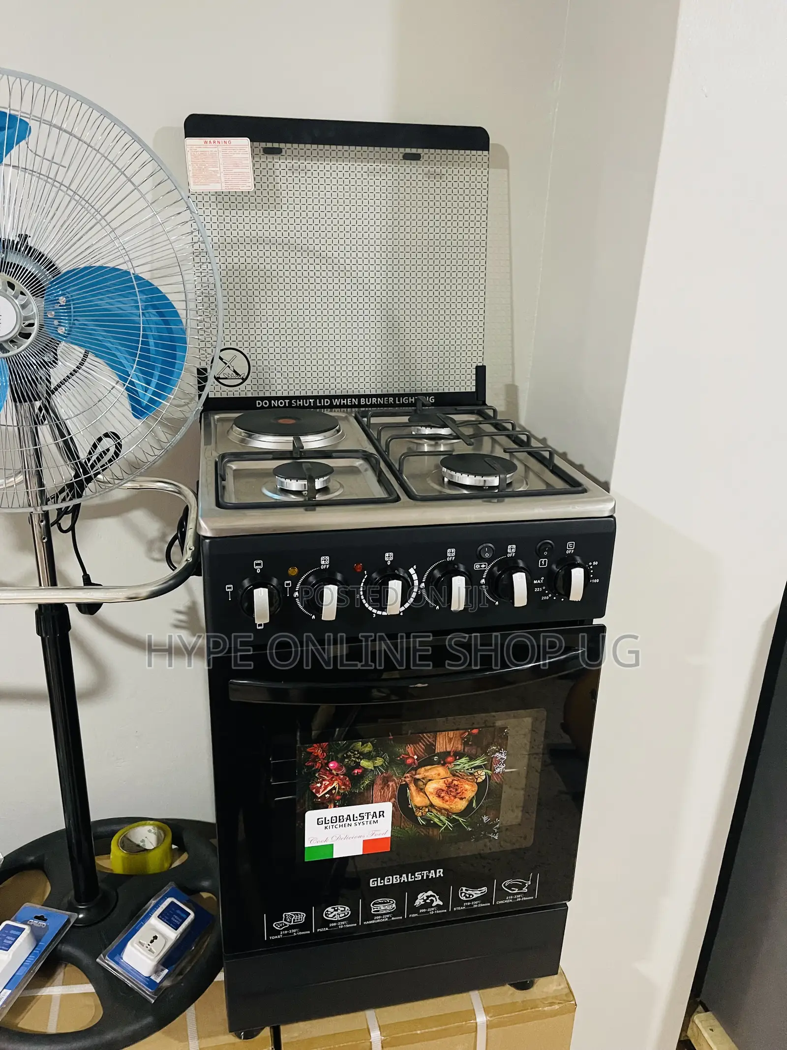 Imported One Week Used Global-Star Electric and Gas Cooker