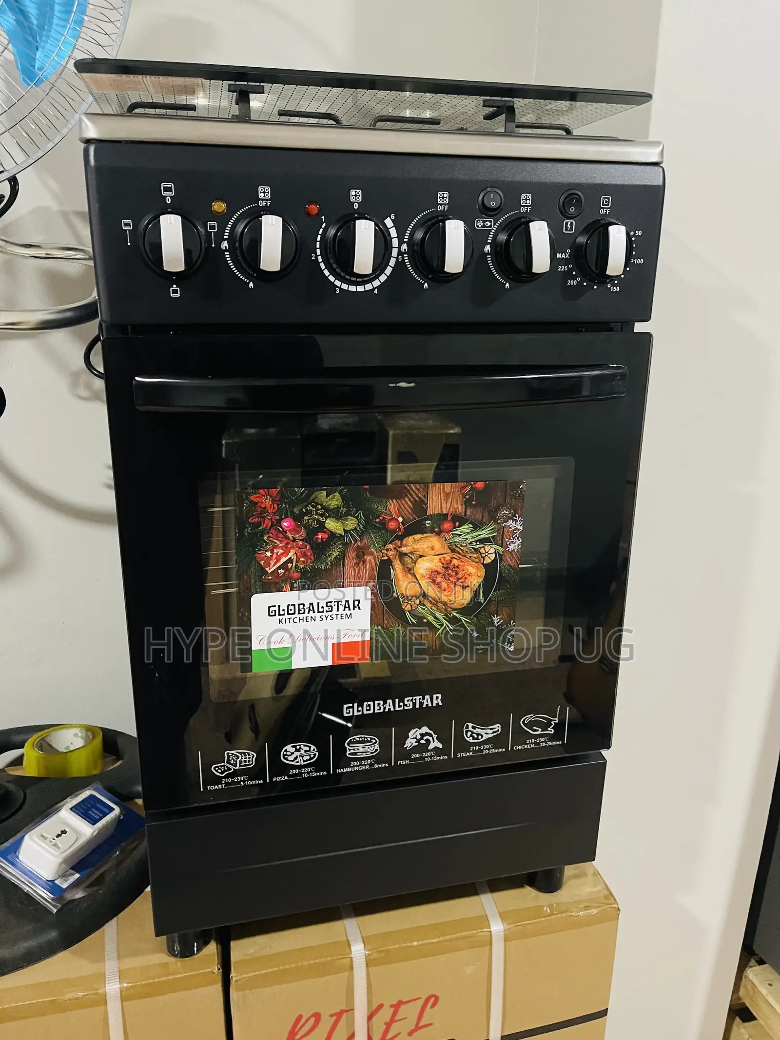 Imported One Week Used Global-Star Electric and Gas Cooker