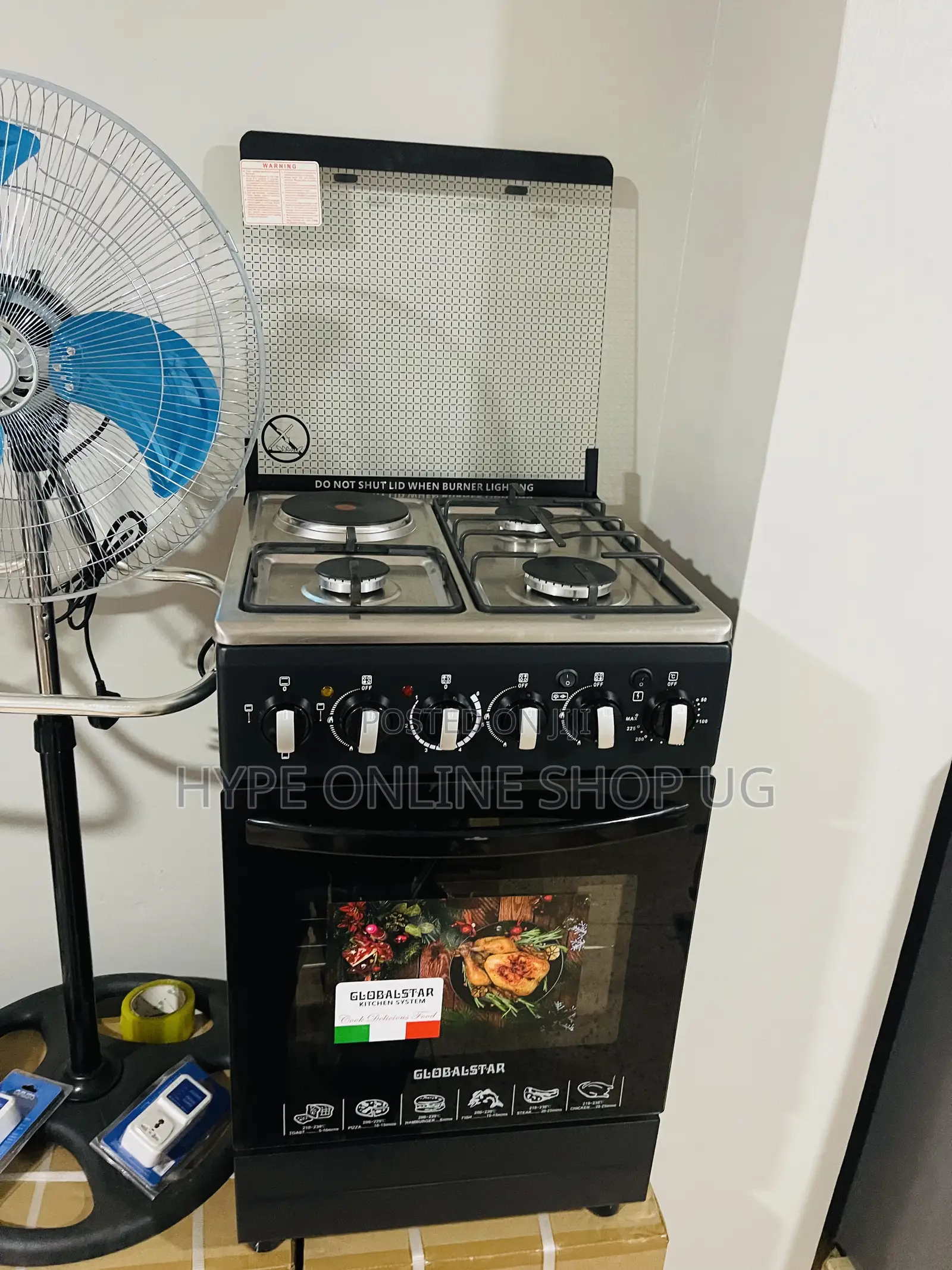 Imported One Week Used Global-Star Electric and Gas Cooker