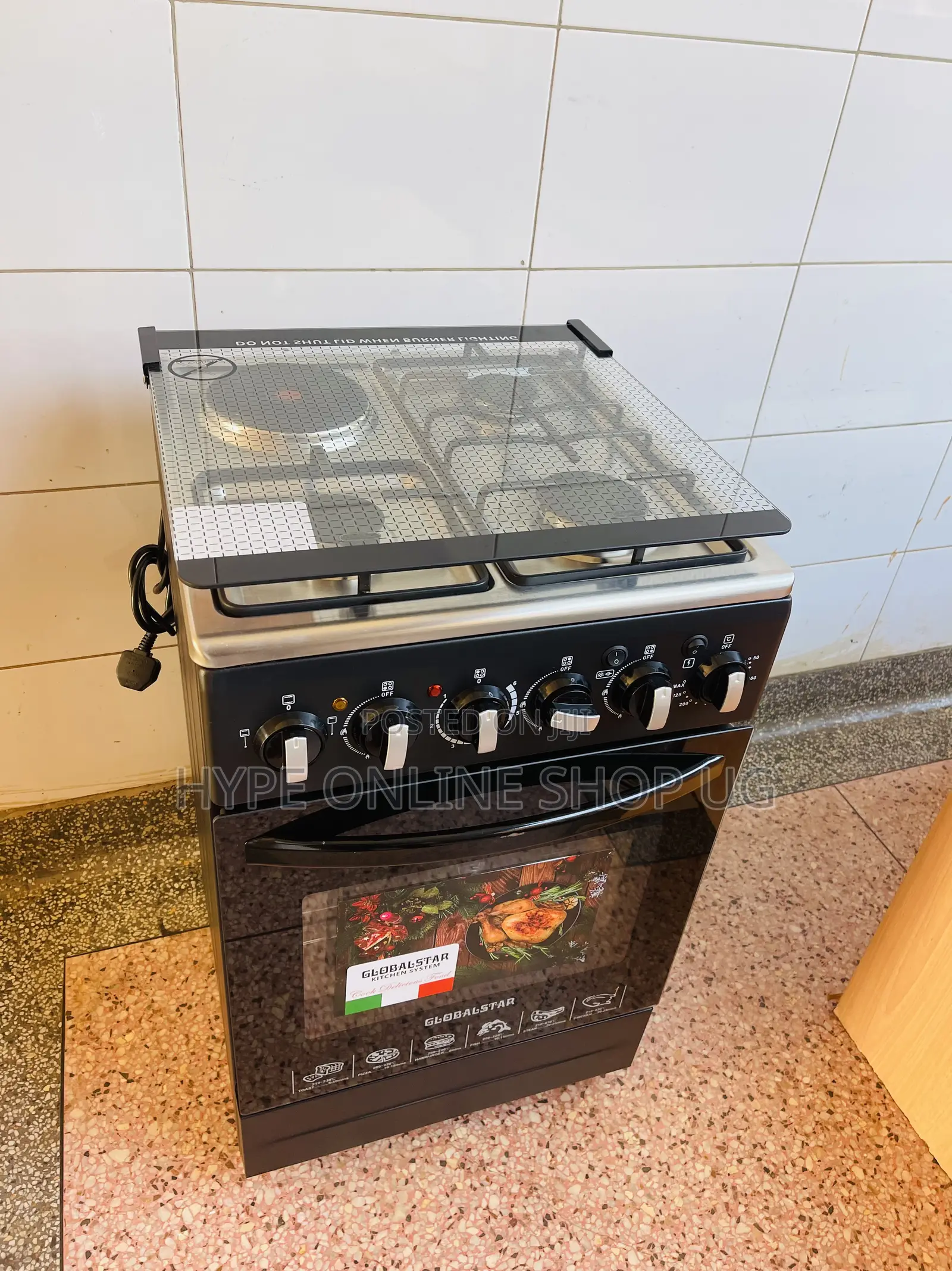 Brandnew 3+1,Electric and Gas Cooker,Full Electric Oven