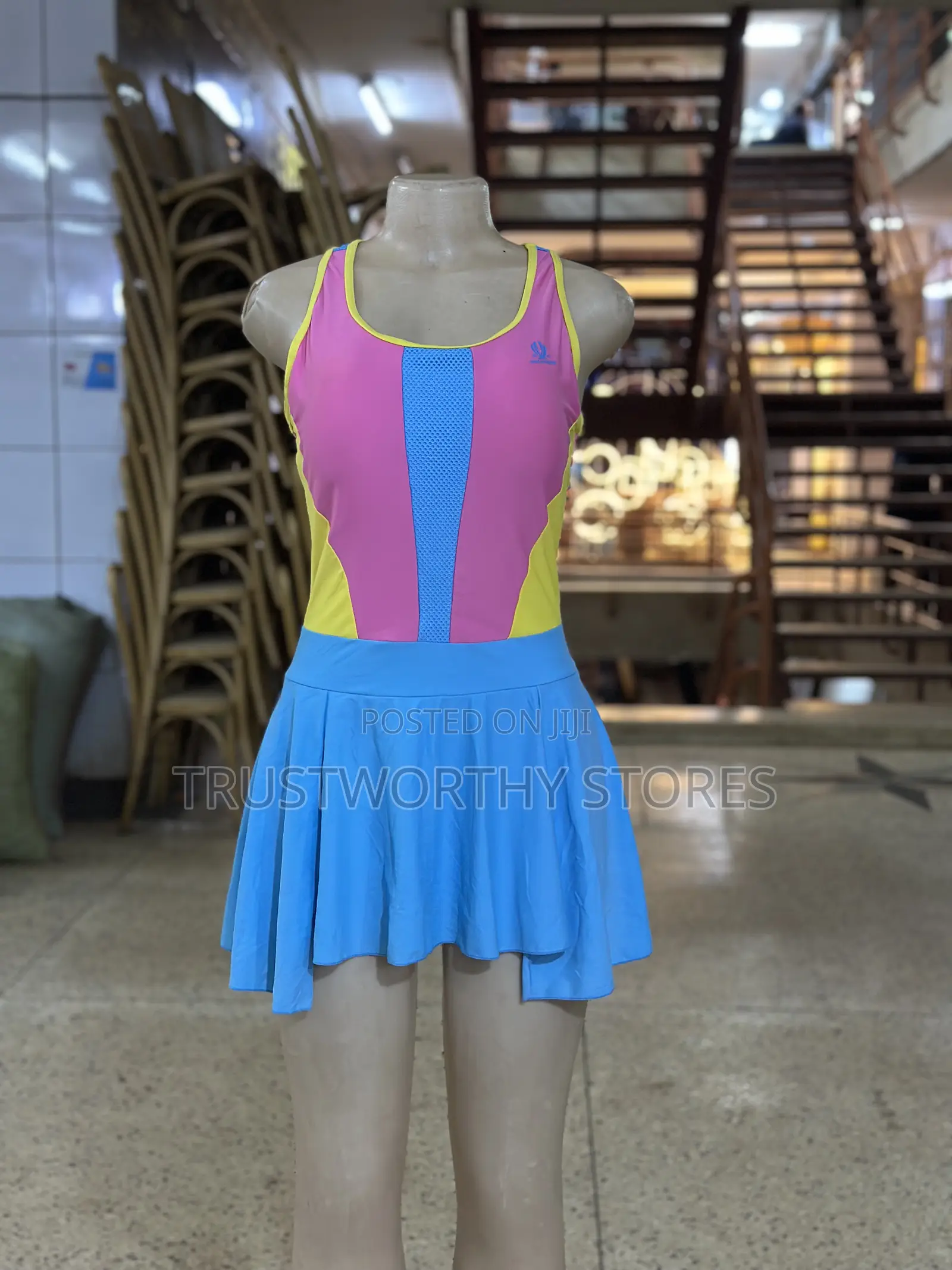 Multi-Colored Ladies Swimming Costume