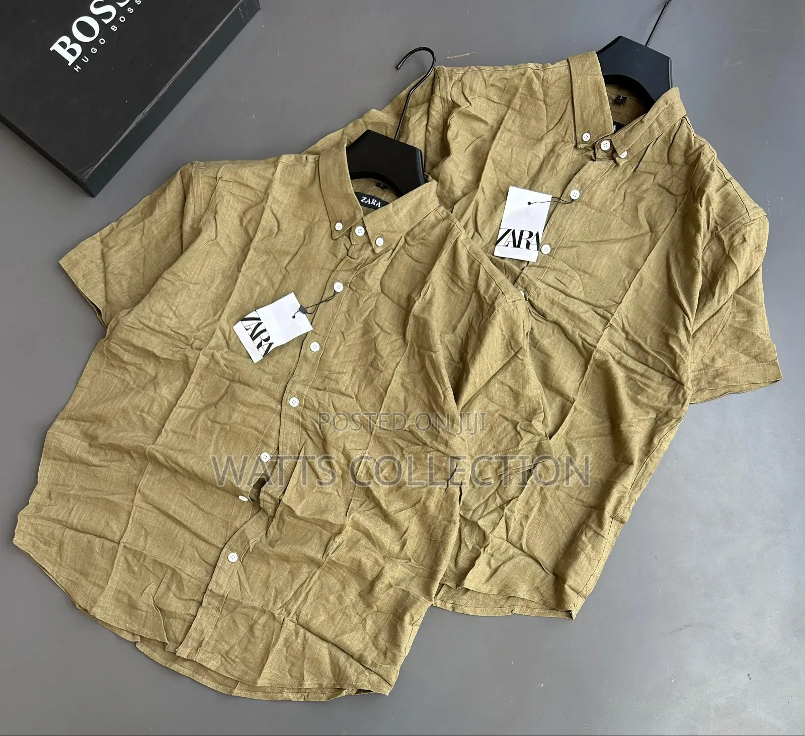 Short Sleeves Linen Shirts