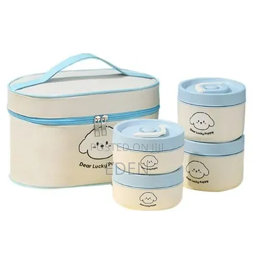 Anniversary 5 In 1 Food Flask With An Insulated Bag Carrier