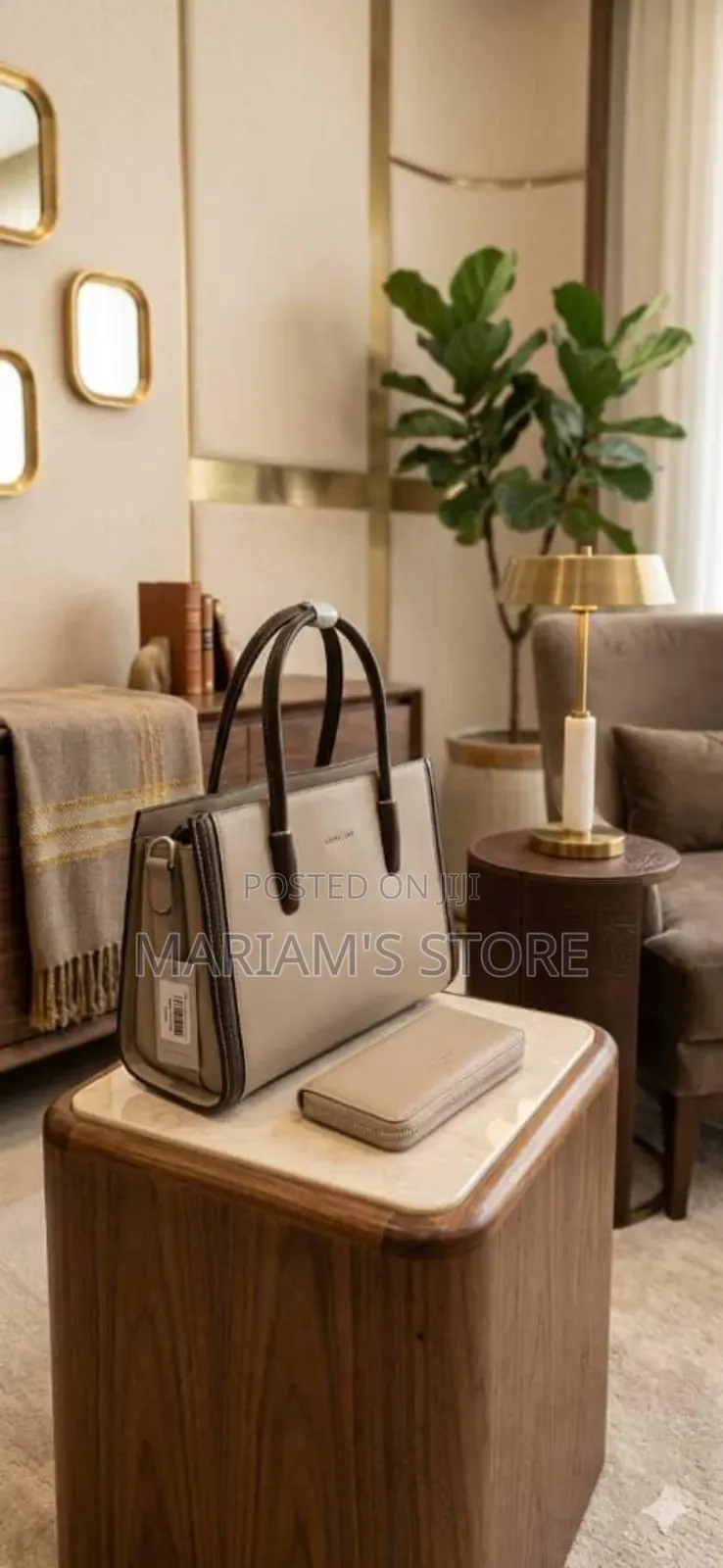 2-in-1 Chrisbella Bag Set With Tote and Matching Purse Multicolor]