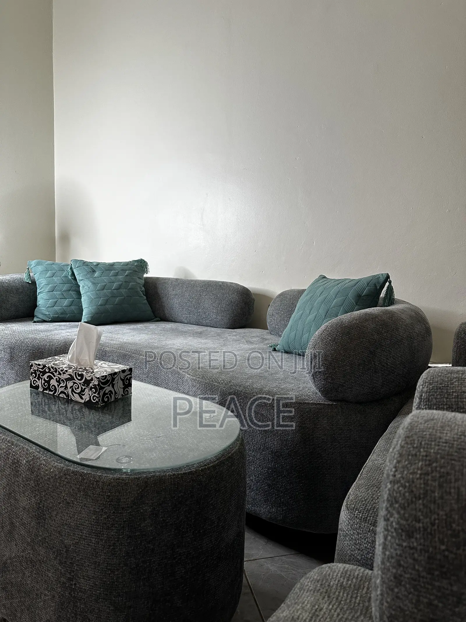 Bean Sofas 5 Seater Set With Table
