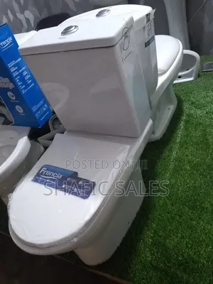 Toilet Seat(Complete)With,Angle v Flexible,Tub Pan Connector Frenci