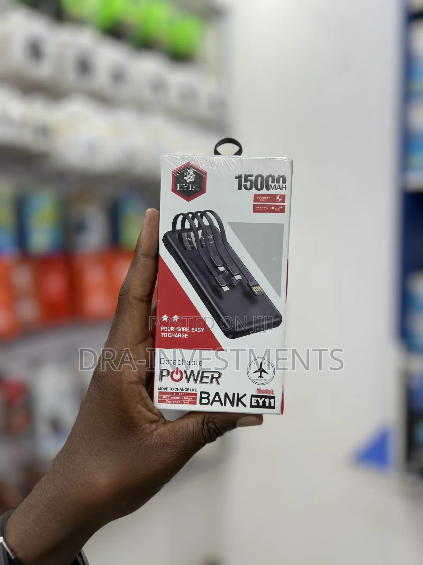 Original 15000mah Power Bank | Charge Up To 4 Devices | Slim