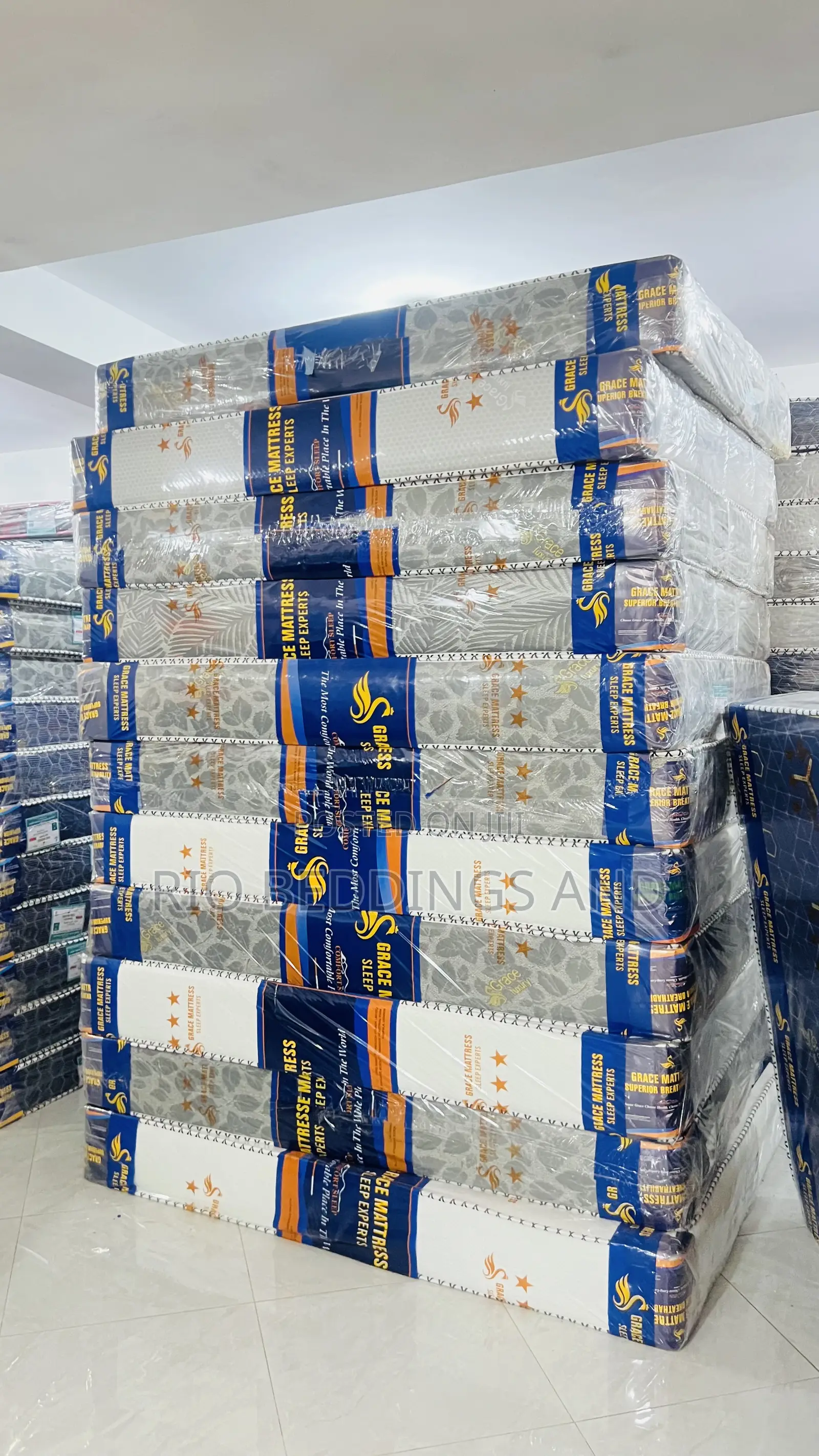 6x6 12 Inches Grace Foam Fiber Mattress