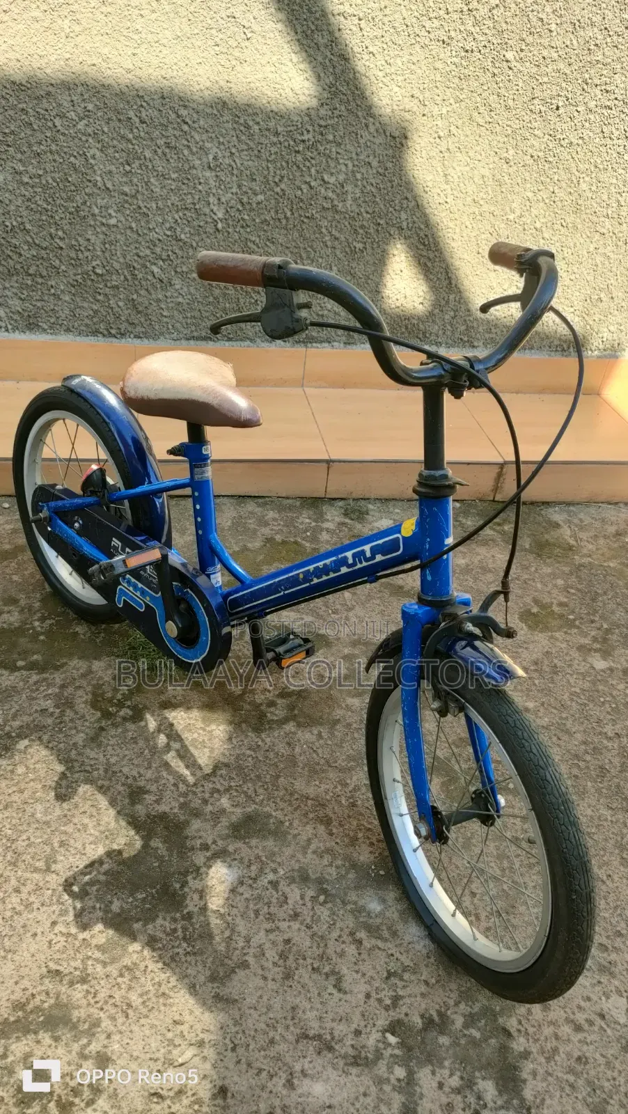 Japanese Blue Children's Bicycle, Attabo Knack 16 Inches, 5-7yrs.