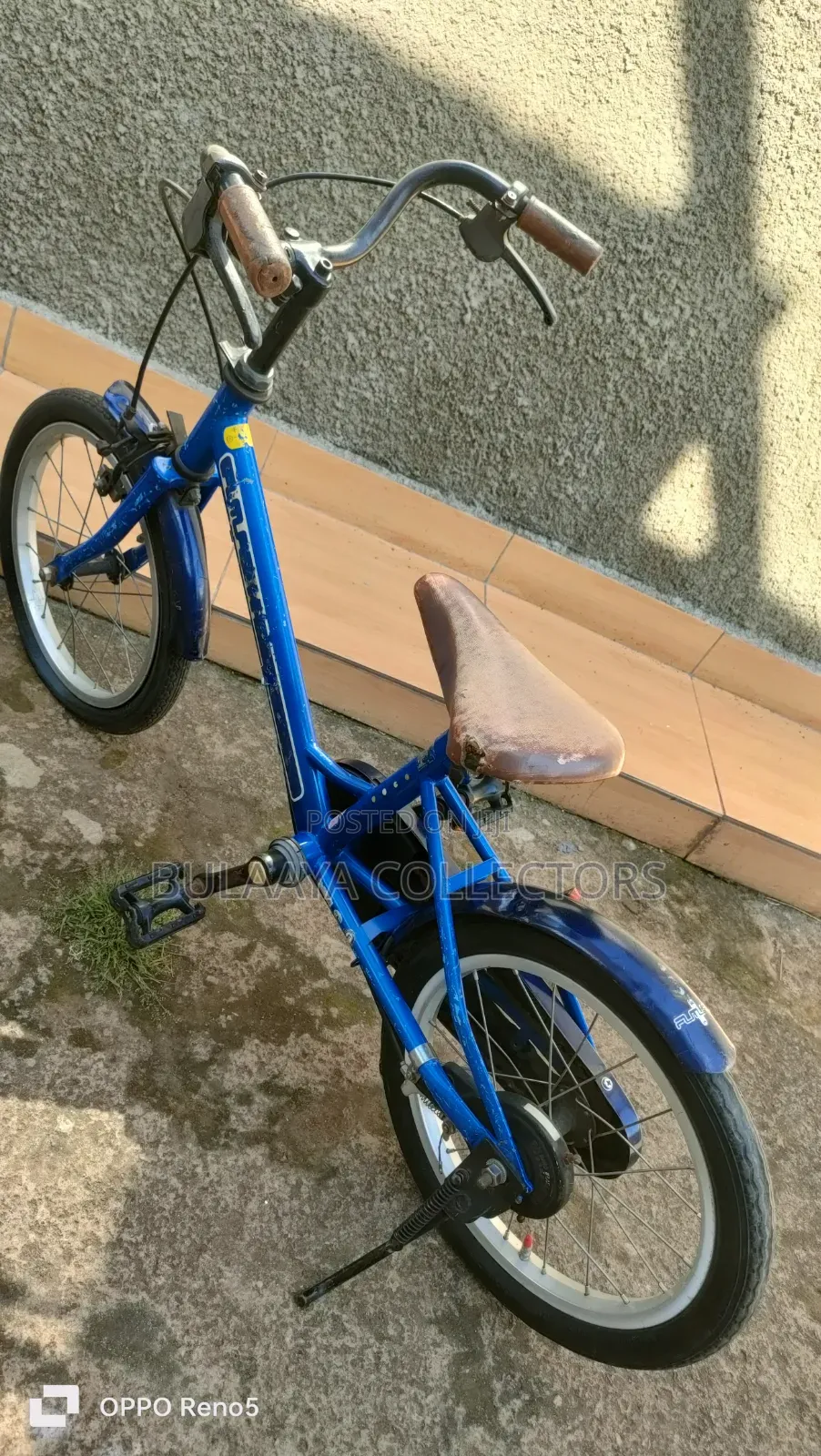 Japanese Blue Children's Bicycle, Attabo Knack 16 Inches, 5-7yrs.