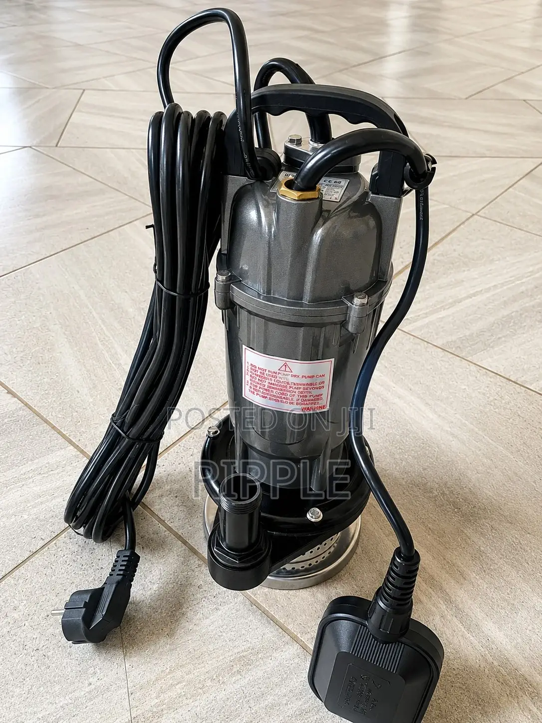 370W AC Electric Submersible Water Pump 6480l/H 18m Head 220V