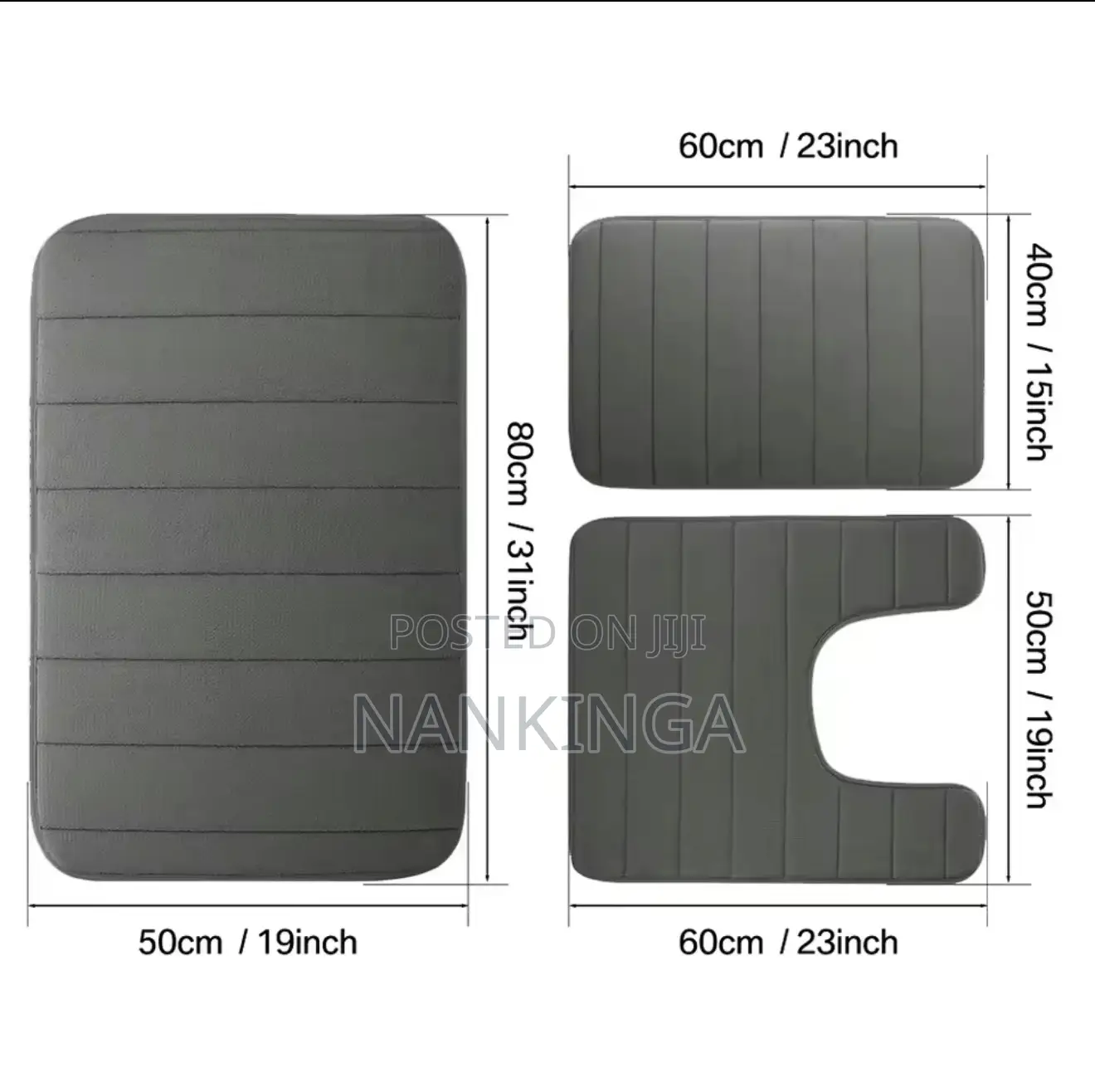 3 PCS Doormats
