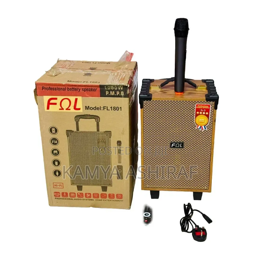Fol Fl1801 Professional Battery Speaker,