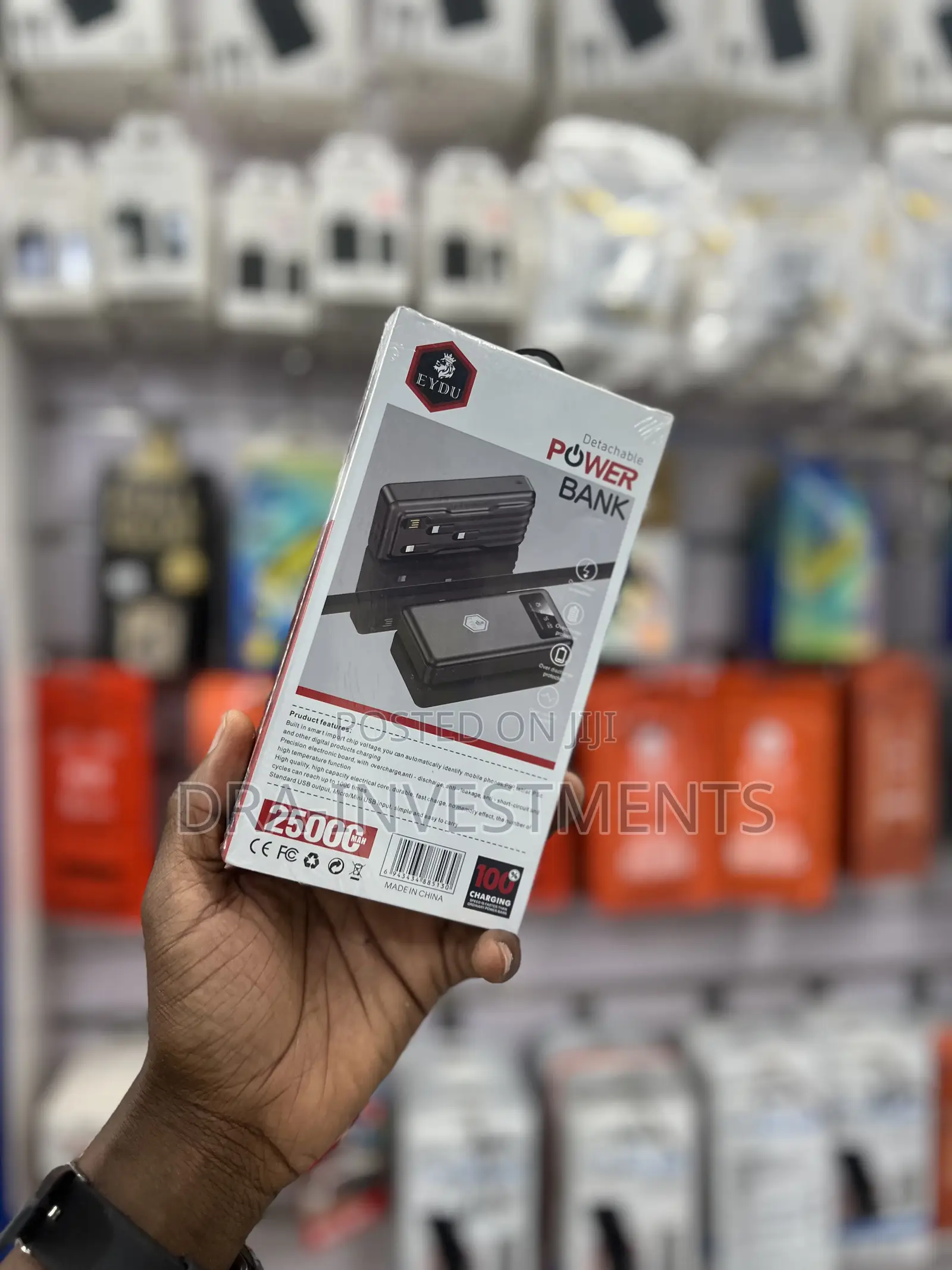 Original 25000mah Eydu Power Bank – Ultra High Capacity Fast Charging