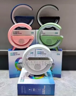 Wireless Charger With Bluetooth Speaker,Aux, Usb Led Light